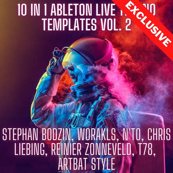 10 in 1 Ableton Live Techno Templates Vol. 2