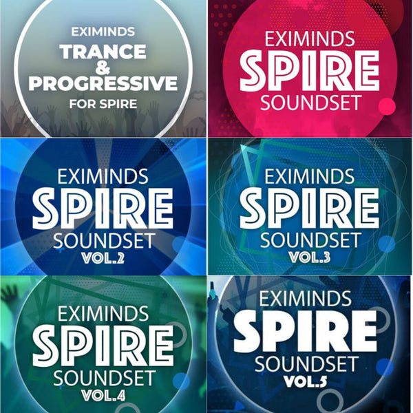 Ultimate 6 in 1 Spire Presets by Eximind + Trance FL Studio Template