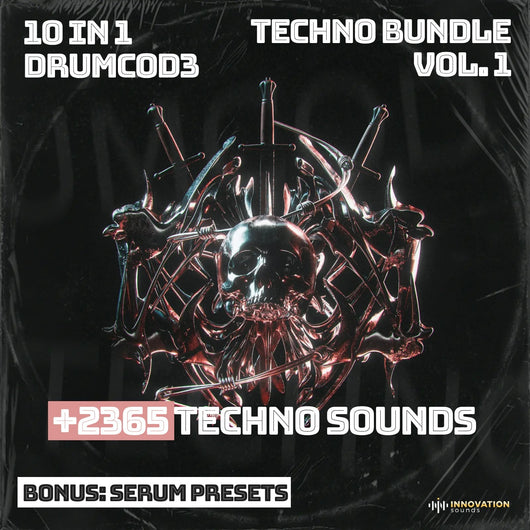 10 in 1 DRUMCOD3 Techno Vol. 1 - Innovation Sounds