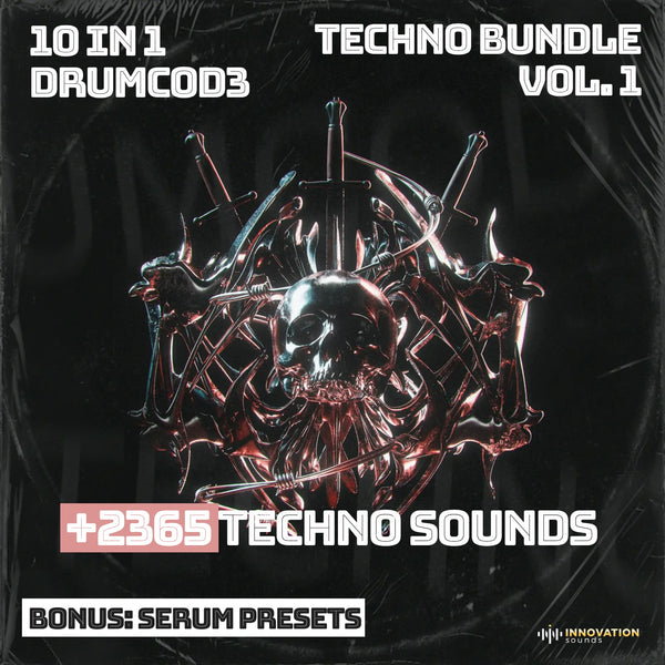 10 in 1 DRUMCOD3 Techno Vol. 1