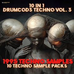 10 in 1 DRUMCOD3 Techno Vol. 3