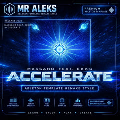 Massano feat. Ekko - Accelerate (Ableton Live 11 Melodic Techno Template)