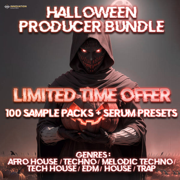 Halloween Producer Bundle - 100 Sample Packs & 19000 Sounds ( Afro House, Techno, Melodic Techno, Tech House, EDM, House, Trap)