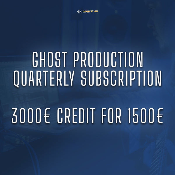 Ghost Production - Monthly Subscription (Billed Quarterly) - Innovation Sounds