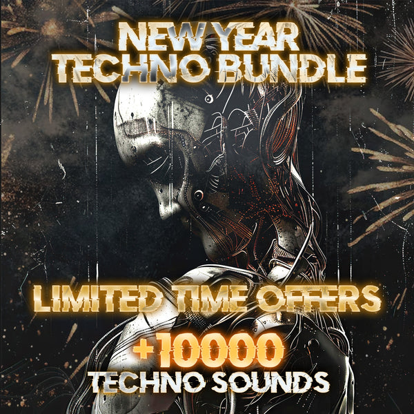 New Year Techno Bundle - 10000 Techno Sounds + 5 Bonus Ableton Templates