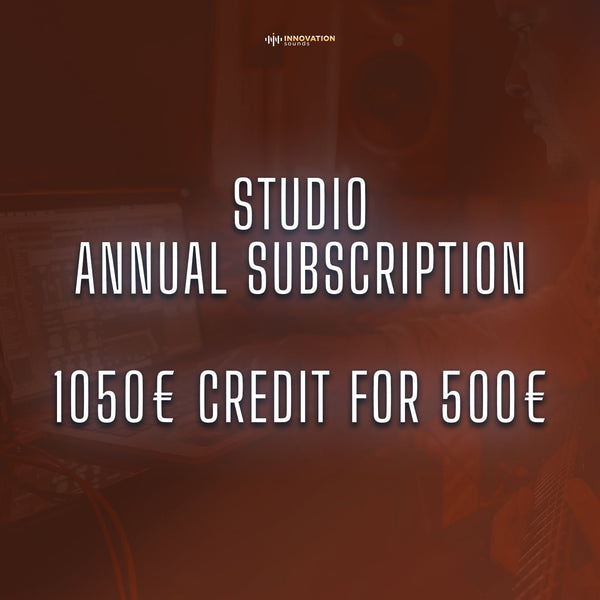 Studio - Annual Subscription - Innovation Sounds