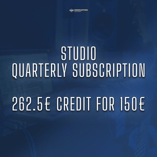 Studio - Monthly Subscription (Billed Quarterly) - Innovation Sounds