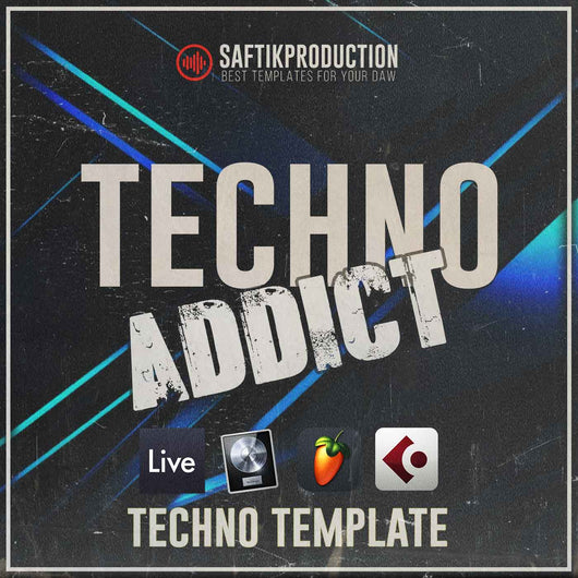 Techno Addict Template (Ableton, Logic Pro, Cubase, FL Studio) - Innovation Sounds