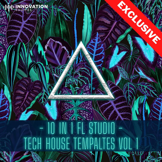 10 in 1 FL Studio Tech House Templates Vol. 1 - Innovation Sounds