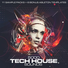 5000 Tech House Sounds + 6 Ableton Live Tech House Templates