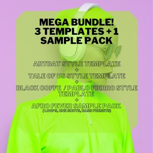 Melodic Techno Mega Bundle (3 Ableton Templates & 1 Samples Pack) by Steven Angel
