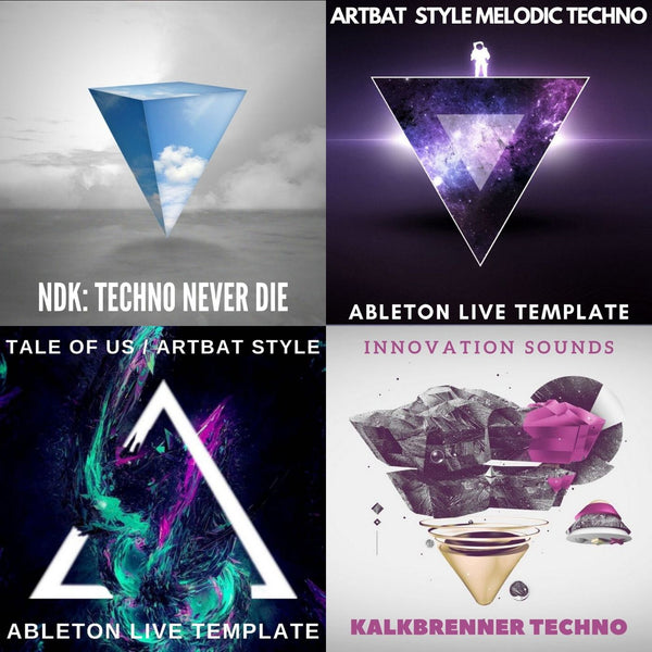 10 Techno Sample Packs + 3 Ableton Live Templates