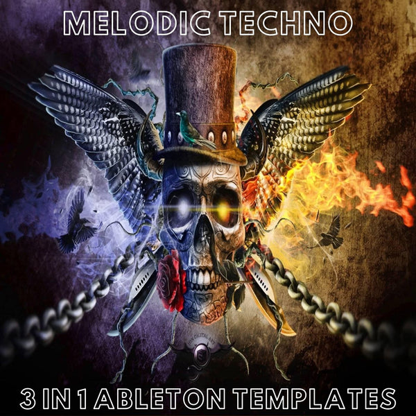 Melodic Techno - 3 in 1 Ableton Templates (Only Native Ableton VST & Plugins)