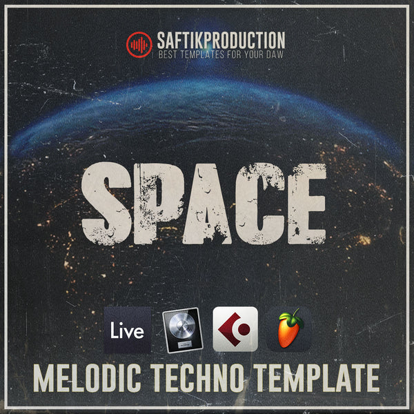 Space - Melodic Techno Template (Ableton, FL Studio, Cubase, Logic Pro X)