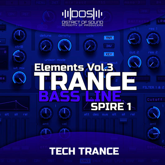 Elements Trance - Bass Line Vol. 3 Spire Presets - Innovation Sounds