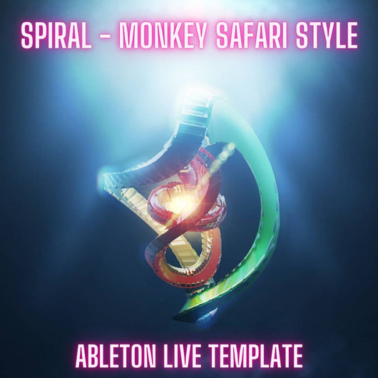 Spiral - Monkey Safari Style Ableton 9 Melodic Techno Template - Innovation Sounds