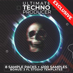 Ultimate Techno Producer Pack (4100 Samples) + 3 Bonus FL Studio Templates